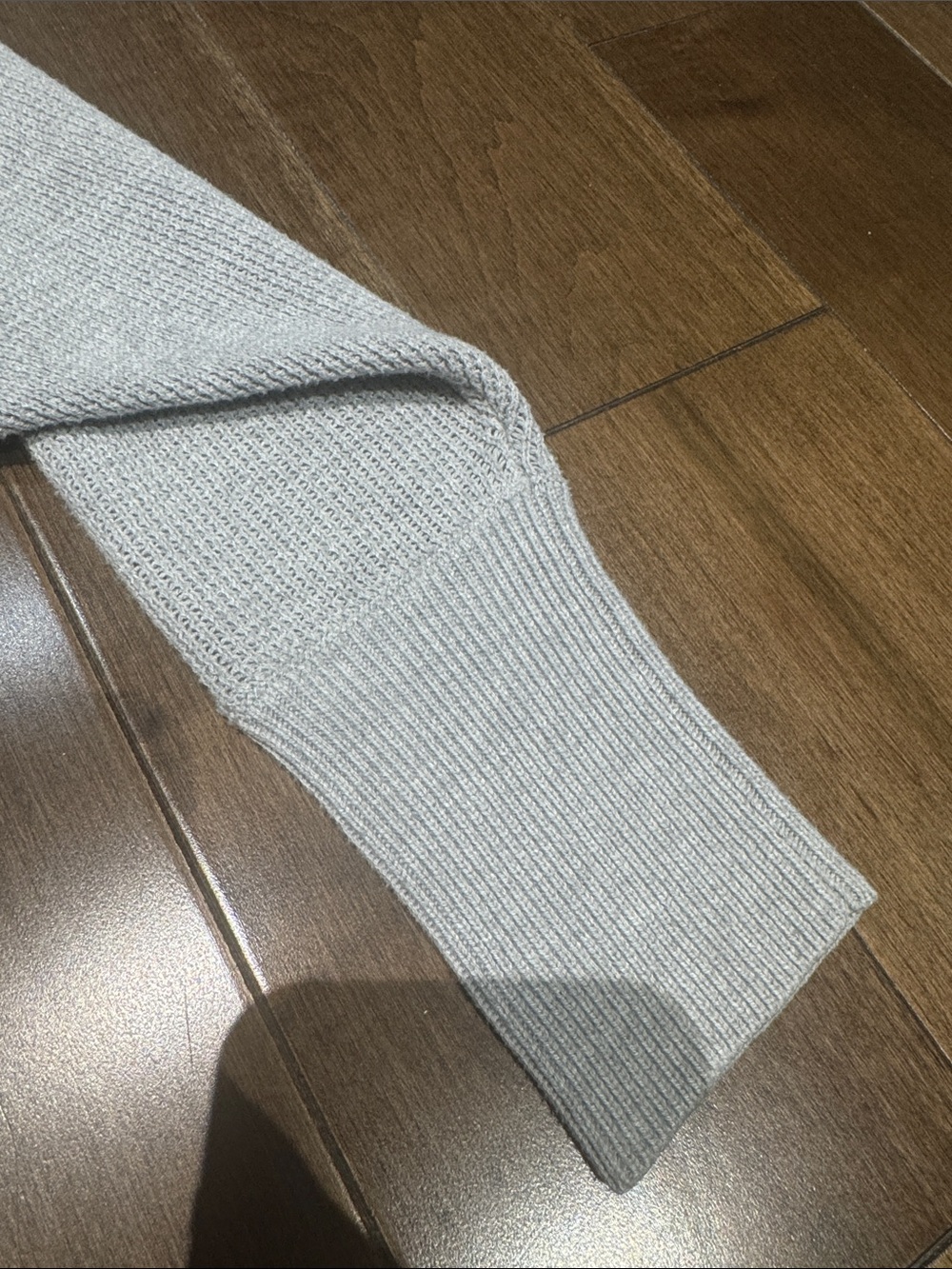 Dynamite Light Gray Ribbed Knit Tank - Picture 4 of 5